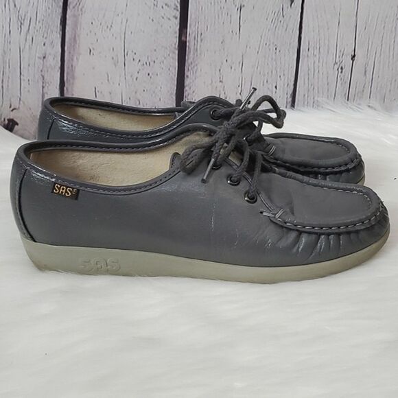 SAS Siesta - Lace Up Loafer Gray 7.5 - Picture 2 of 13